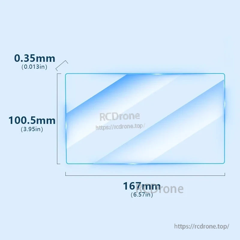 DJI Mavic 4 Pro Screen Protector, The STARTRC Tempered Glass Film is precisely cut for the DJI RC Pro 2 remote controller.