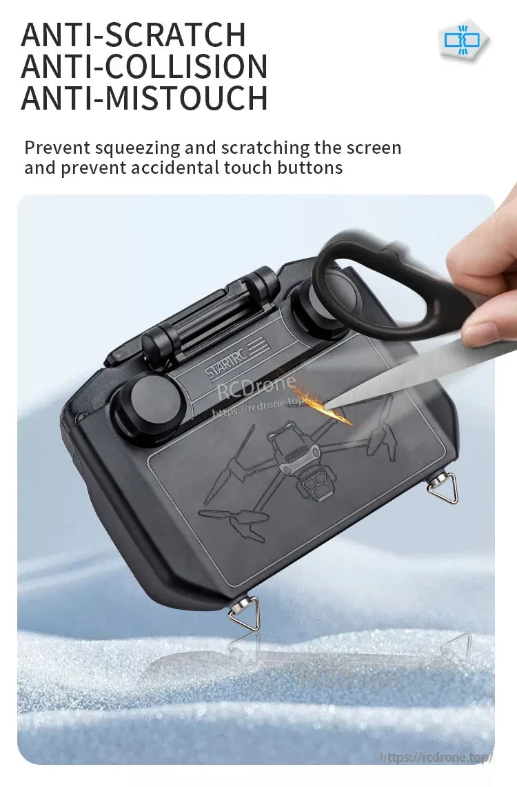 DJI Mini 4 Joystick Protector, Durable protector for DJI Mini 4 joystick, offering anti-scratch, anti-collision, and anti-mistouch protection to ensure safe and smooth operation.