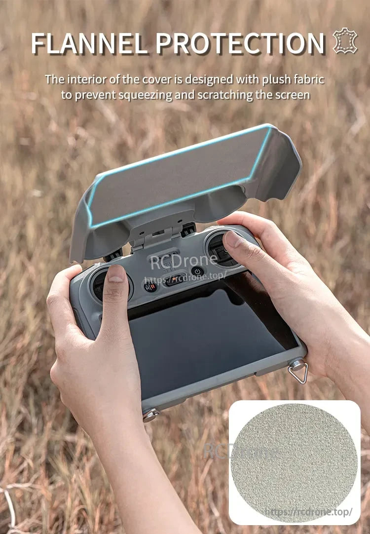DJI Mini 4 Joystick Protector, Soft flannel cover with plush lining protects DJI Mini 4 joystick from scratches and pressure.