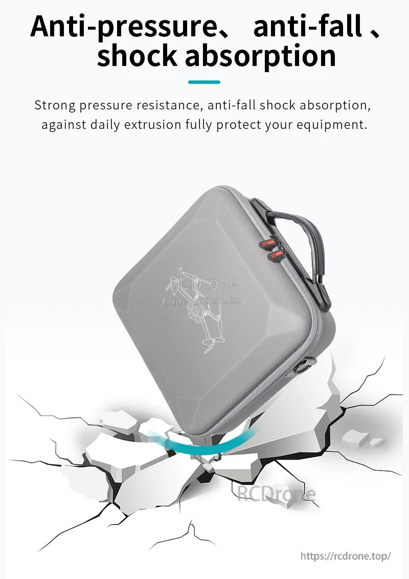 DJI Mini 4 Pro Carry Case, Anti-pressure, anti-fall, shock absorption case for drone protection