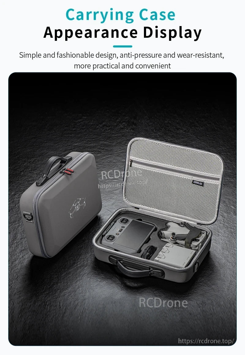 DJI Mini 4 Pro Carry Case, Stylish, durable carrying case for DJI Mini 4 Pro—anti-pressure, wear-resistant, practical, and convenient.