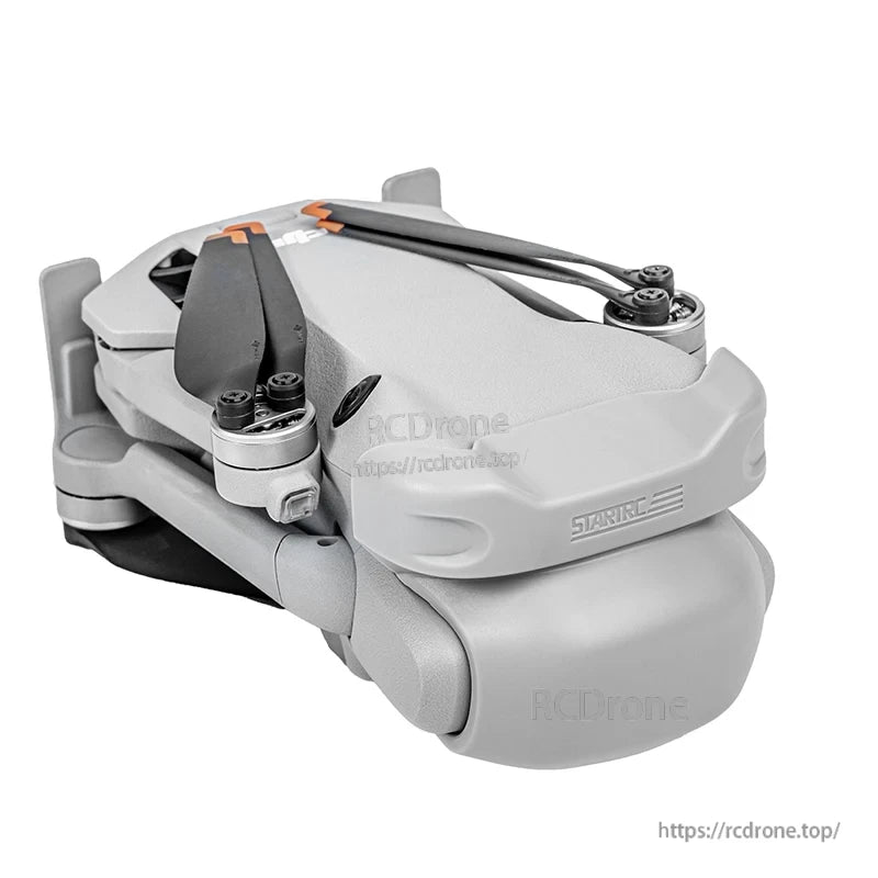 DJI Mini 4 Pro Lens Hood, A protruding side profile provides impact protection for the gimbal and camera during takeoff and landing.