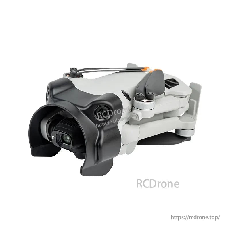 DJI Mini 4 Pro Lens Hood, Use the Gimbal Protector Cover for storage or transport to secure and shield the gimbal/camera assembly.