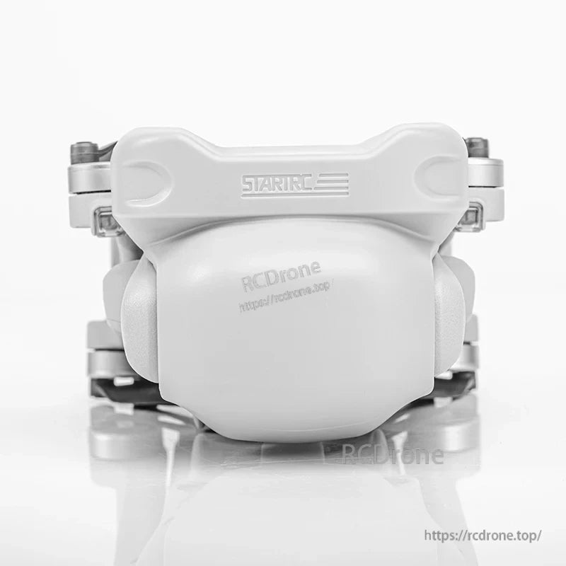 DJI Mini 4 Pro Lens Hood, When the gimbal is tilted up, the sunhood can block some of the upward view.