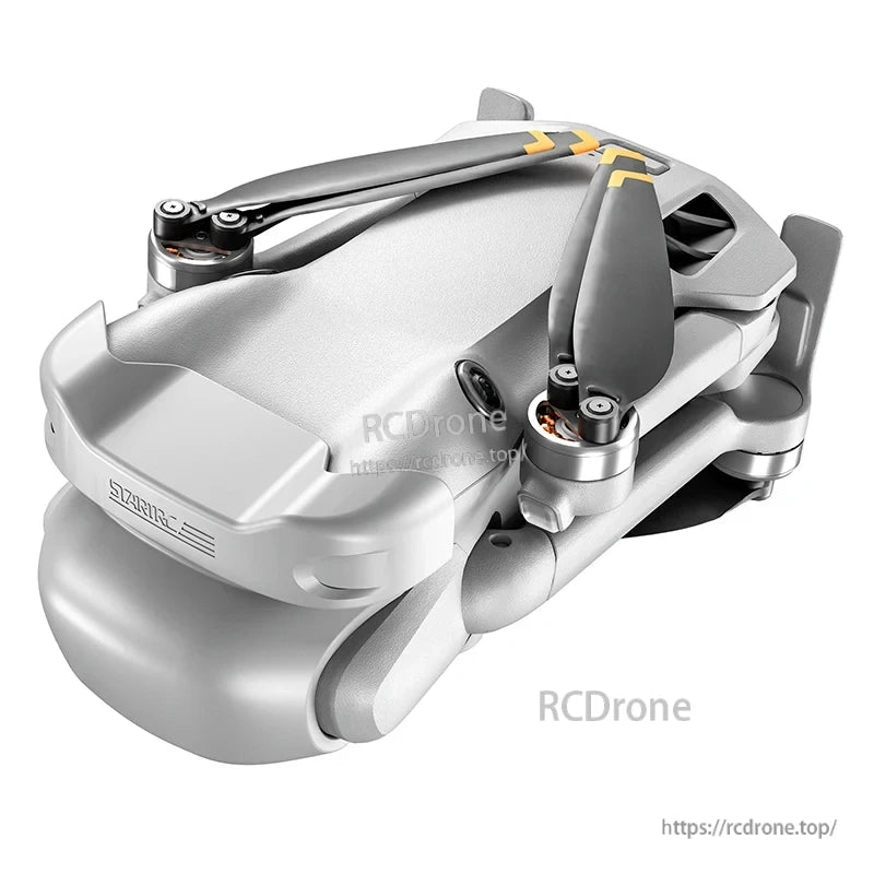 DJI Mini 4 Pro Lens Hood, When the gimbal is tilted upward, the sunhood may impact the upward field of view.
