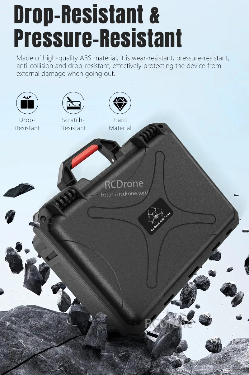 DJI Mini 5 Pro Water Case, Durable ABS case for DJI Mini 5 Pro offers drop and pressure resistance, with anti-collision, scratch-proof design and secure handle.