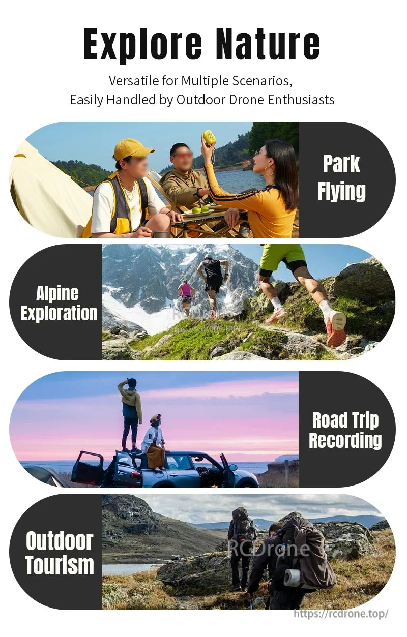 DJI Mini 5 Pro Water Case, Explore Nature: Park Flying, Alpine Exploration, Road Trip Recording, Outdoor Tourism