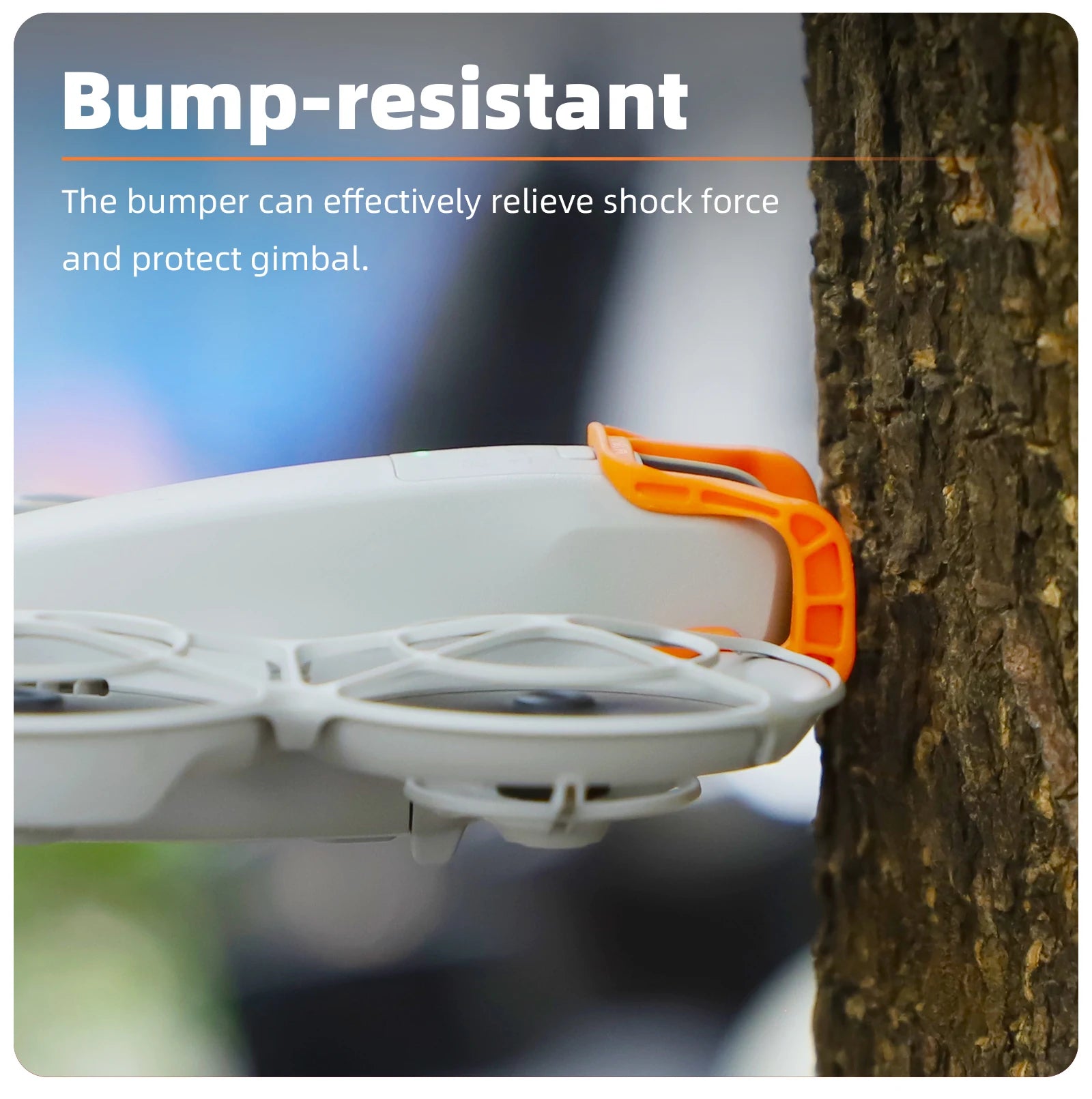 DJI Neo Drone Accessory Kit, The bump-resistant bumper can effectively relieve shock forces and protect the gimbal.