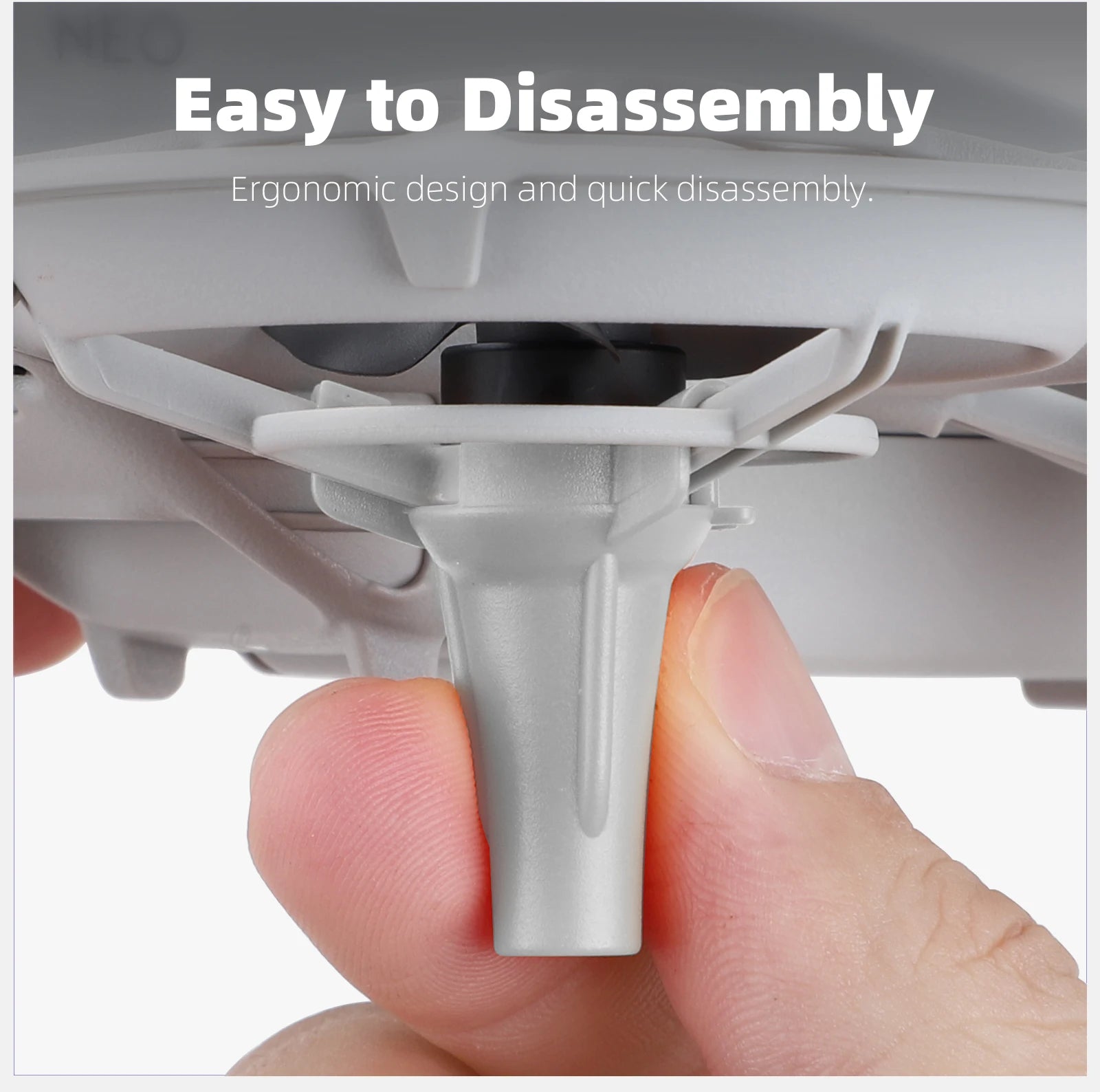 DJI Neo Drone Accessory Kit, Ergonomic design facilitates easy disassembly and maintenance, while quick release mechanisms streamline setup and teardown.