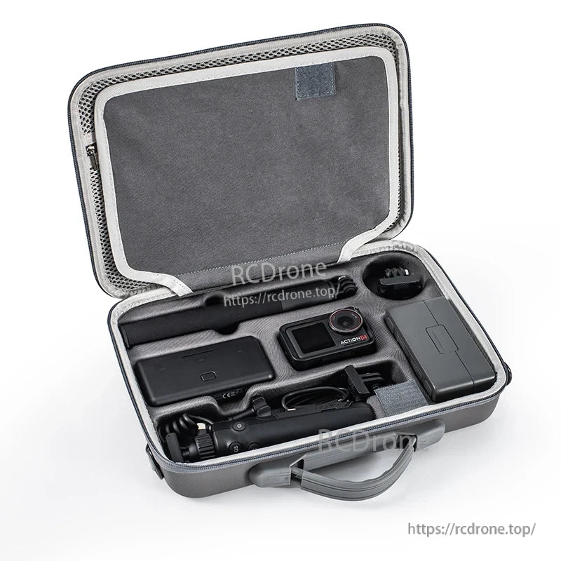 DJI Osmo Action 5 Pro Case, The Carrying Case for DJI Osmo Action 5 Pro provides daily storage and travel protection for camera accessories.