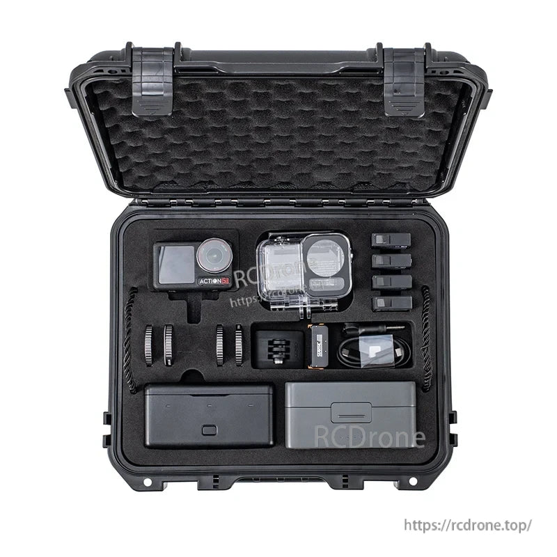 DJI Osmo Action 5 Pro Hard Case, Valve design provides waterproof and dustproof performance to IP67 standards.
