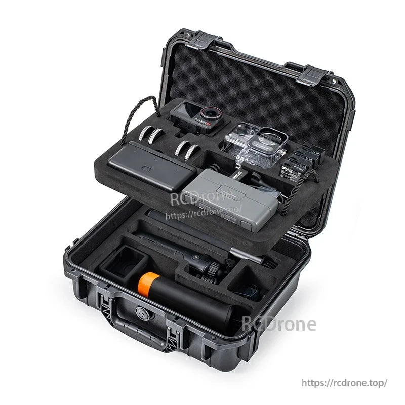 DJI Osmo Action 5 Pro Hard Case, Case for DJI Osmo Action 5 Pro camera, waterproof and travel-friendly, suitable for photographers and videographers on-the-go.