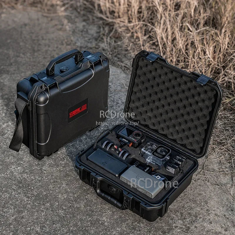 DJI Osmo Action 5 Pro Hard Case, Electronic device with IP67 sealing and durable build featuring high-quality polypropylene (PP) exterior for wear-resistance and impact resistance.