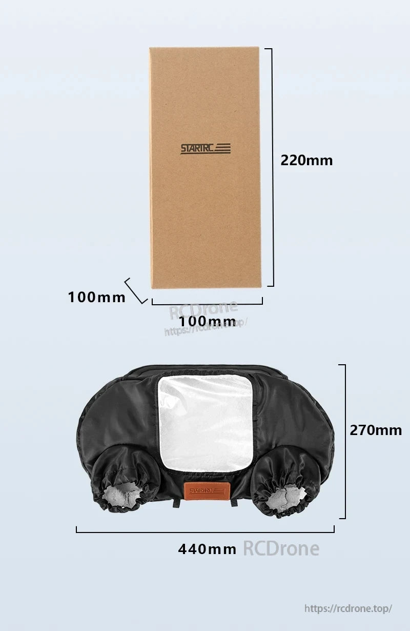 DJI Startrc Winter Gloves, Anti-fog solution for windows with anti-fog film to prevent fogging due to temperature differences.
