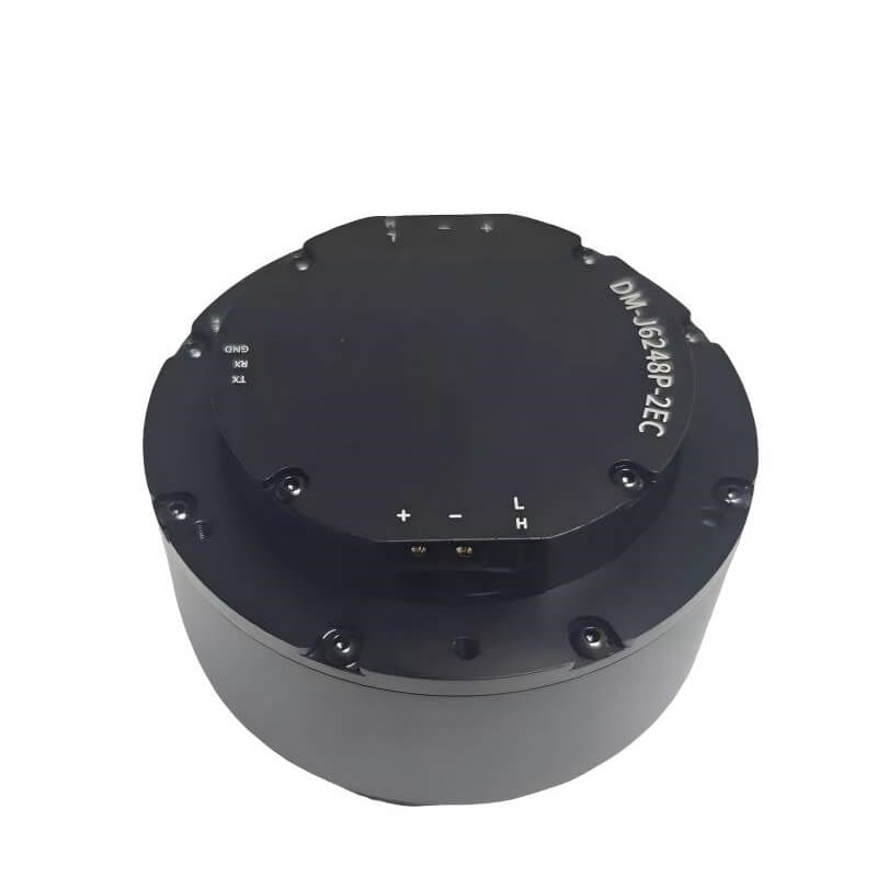 DAMIAO DM-J6248P-2EC Robot Motor, 30N.M nominal, 97N.M peak, 48:1, CAN FD 5 Mbps, dual encoders, 76mm OD
