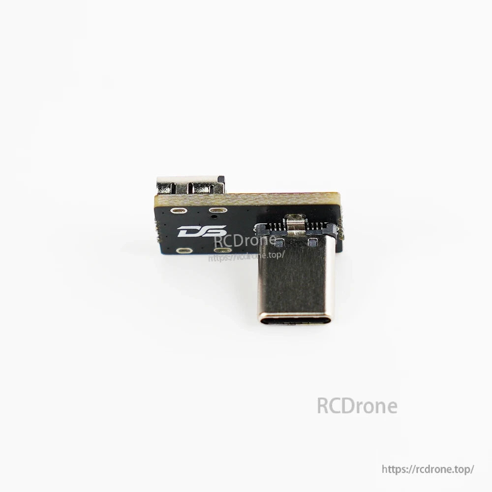 DS Micro USB to USB Type-C Adapter, DS micro USB to USB-C adapter board with micro USB plug and USB Type-C female port