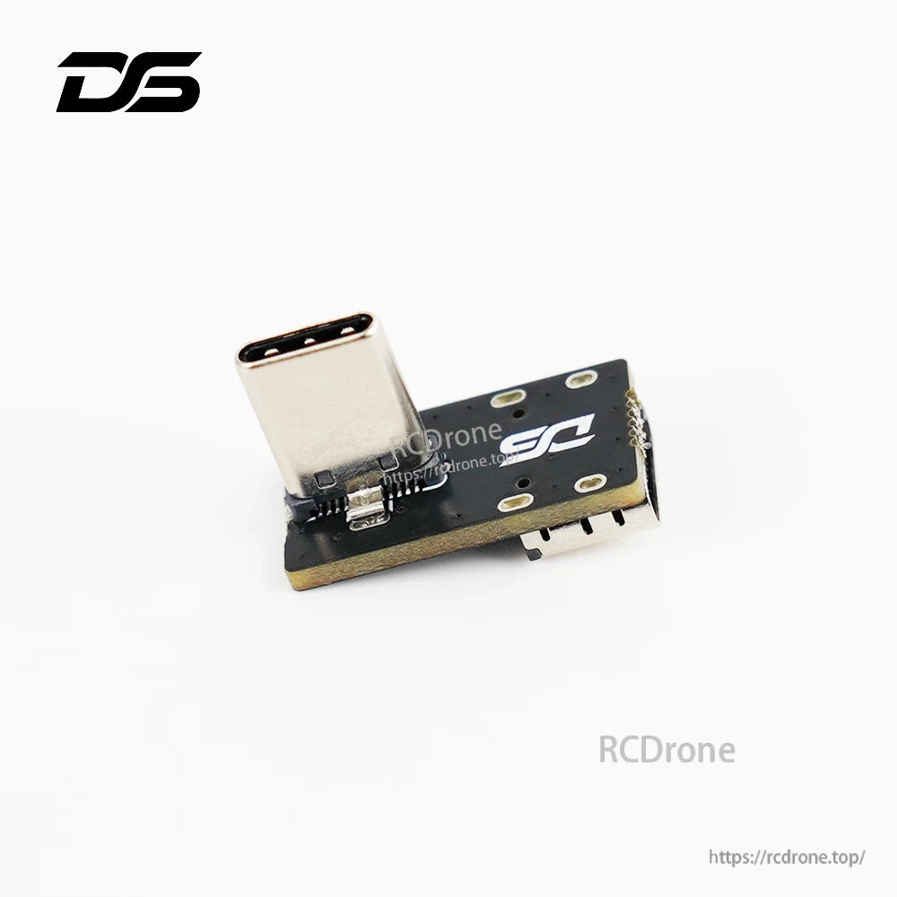 DS Micro USB to Type-C Adapter Board Compact FPV Drone Firmware Upgrades & Data Transfer