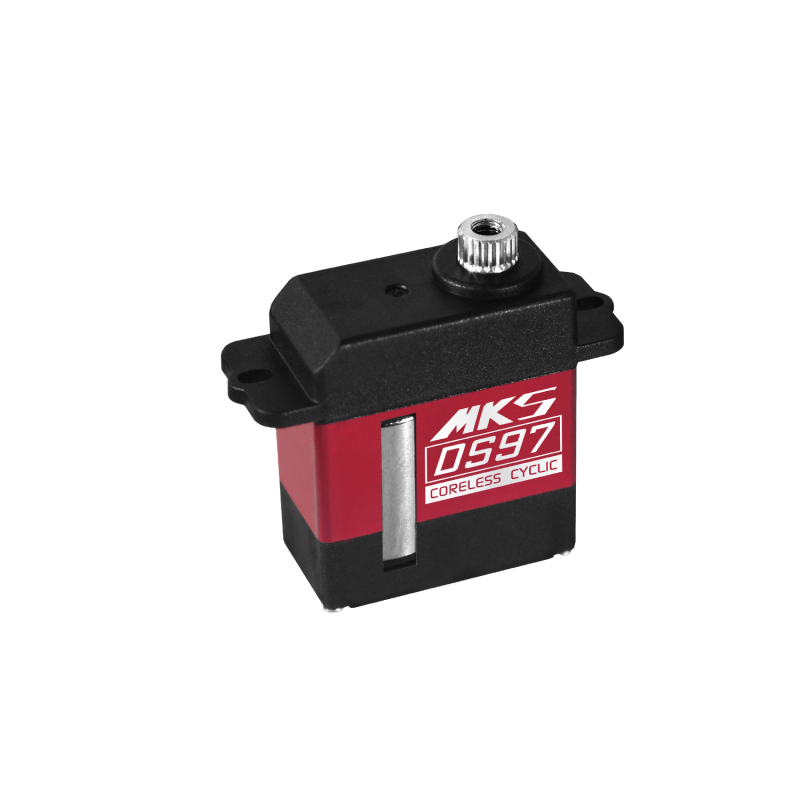 MKS DS97 Digital Coreless Cyclic Servo Motor for RC Helicopters | 4.8V-7.0V, 4.3 kg-cm, 0.058 s