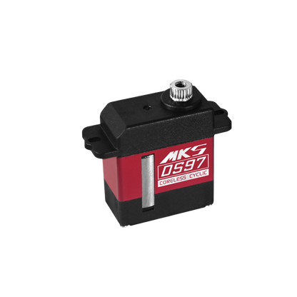 MKS DS97 Digital Coreless Cyclic Servo Motor for RC Helicopters | 4.8V-7.0V, 4.3 kg-cm, 0.058 s
