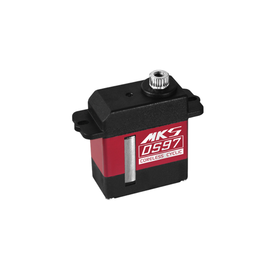MKS DS97 Digital Coreless Cyclic Servo Motor for RC Helicopters | 4.8V-7.0V, 4.3 kg-cm, 0.058 s