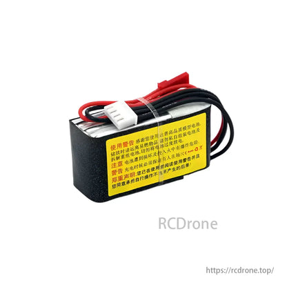 DUPU 2S 3S 850mAh 100C LiPo Battery, DUPU 2S/3S 850mAh 100C LiPo battery for FPV drones with XT30 plug. Warning: Avoid flammables, disassembly, over-discharge. Charge under supervision to prevent fire.