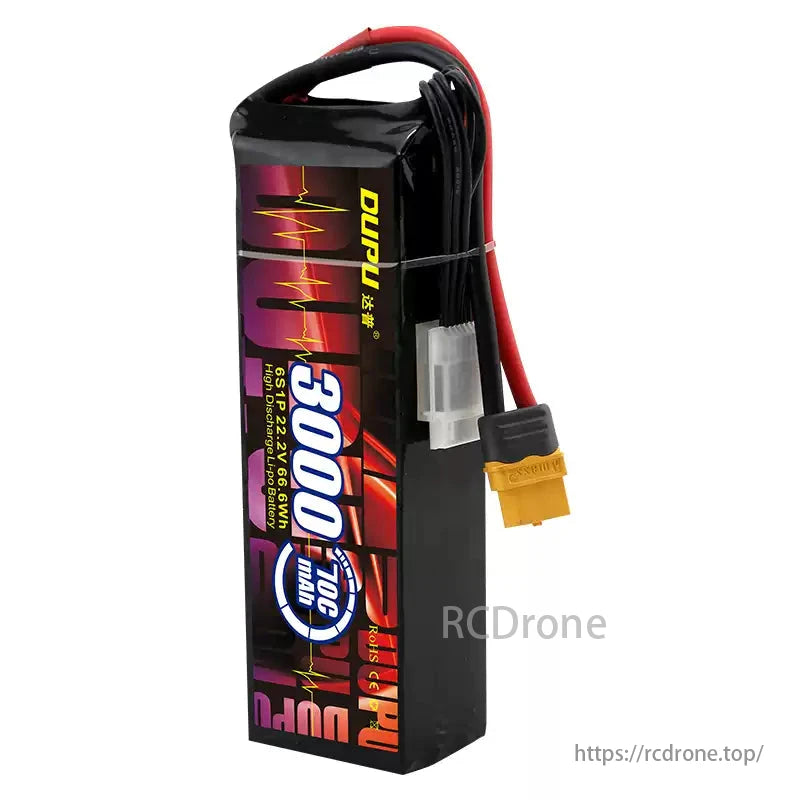 DUPU 3S / 4S / 6S 3000mAh 35C / 60C / 70C Drone LiPo Battery For RC Helicopter, Airplane, Toys