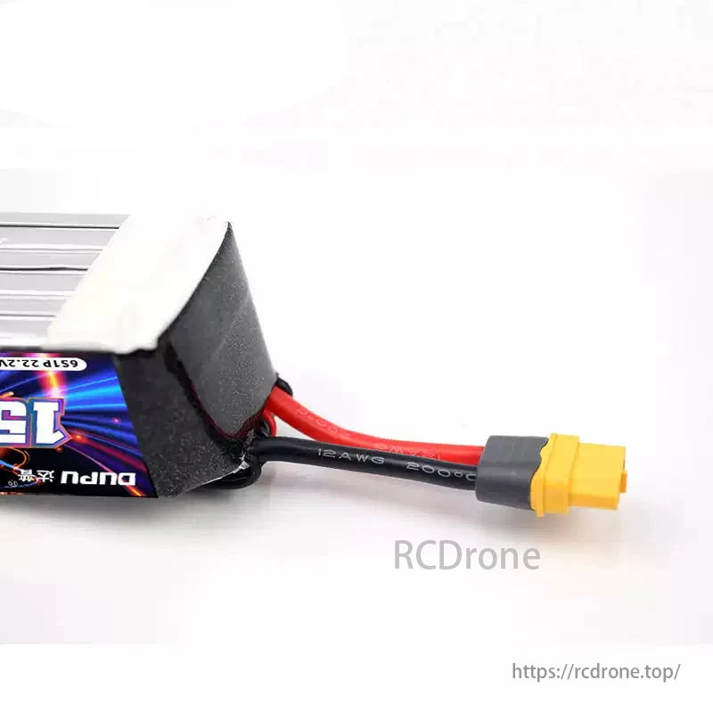 DUPU 4S/6S 1500mAh & 1550mAh high discharge LiPo batteries for FPV drones.