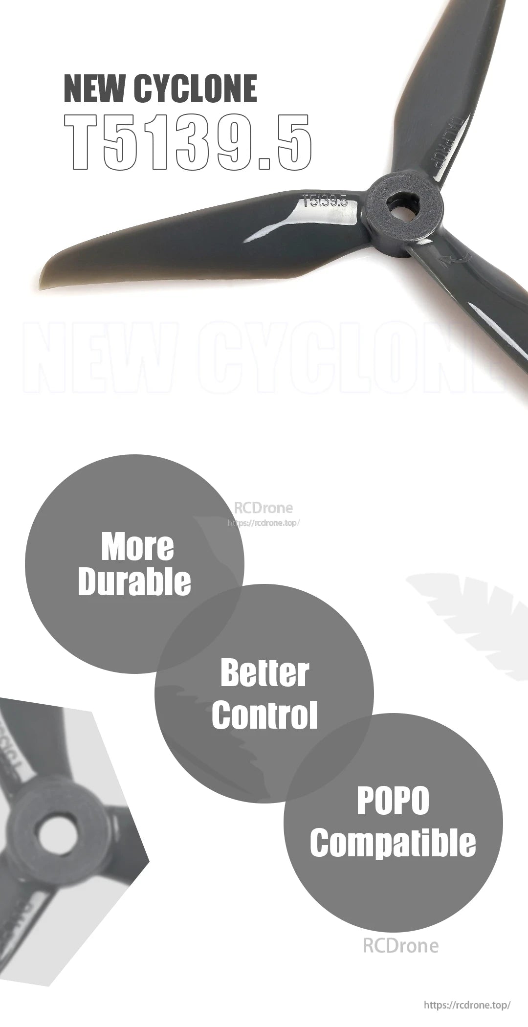Dalprop New Cyclone T5139.5 Freestyle Props