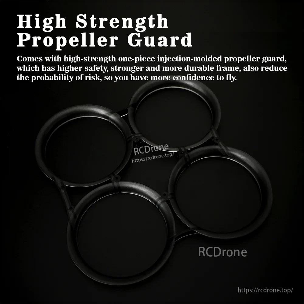 DarwinFPV CineApe 25 Whoop Frame (2.5-inch inverted) with one-piece injection-molded propeller guard