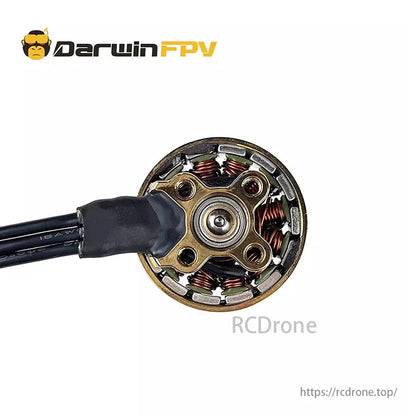 DarwinFPV 2507 1850KV 3-6S Brushless Motor, DarwinFPV 2507 1850KV motor, 12N14P, 4mm shaft, suited for 6-7 inch FPV racing drones.