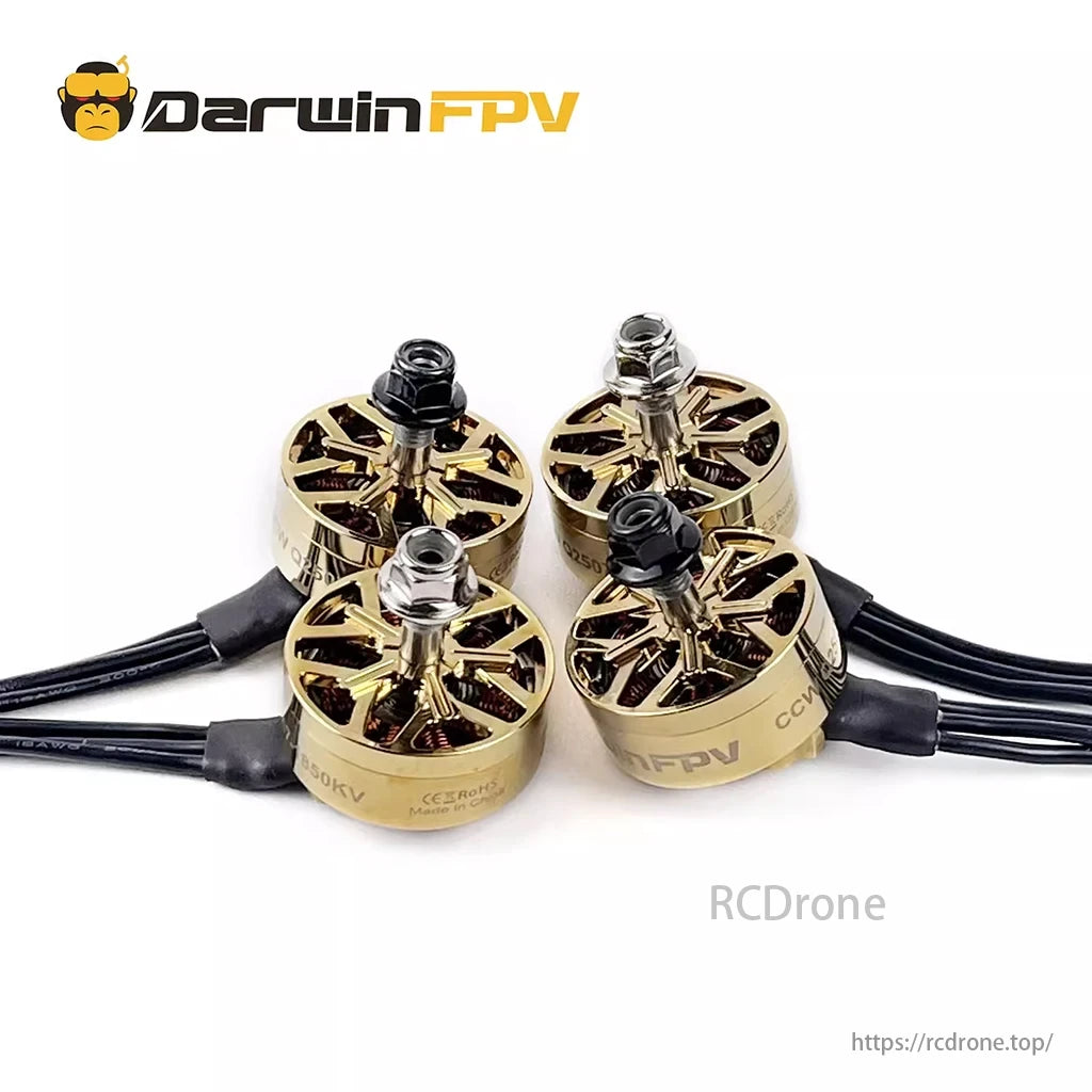 DarwinFPV 2507 1850KV 3-6S Brushless Motor, DarwinFPV 2507 motor is designed for high-performance 6-7 inch FPV drones, offering balanced power and efficiency.