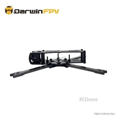 DarwinFPV Baby BabyApe V2 frame side profile showing carbon plates and standoff spacing