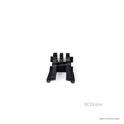 Black 3D printed mounting bracket included with the BabyApe II frame kit, small clip-style part