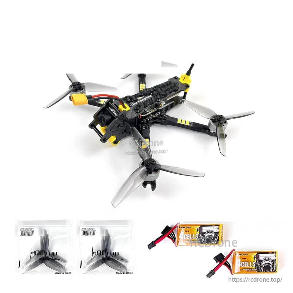 درون داروين FPV BabyApe II بحجم 3.5 إنش للطيران الحر، 4S/6S تماثلي PNP/BNF (ELRS 2.4G)، VTX بقوة 600mW، مقاوم للماء IP54