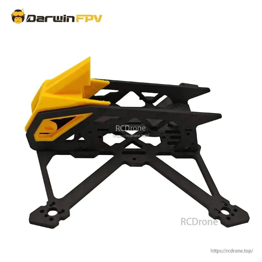 DarwinFPV BabyApe III 3 inch freestyle frame side profile with wide X-arm layout and canopy mount