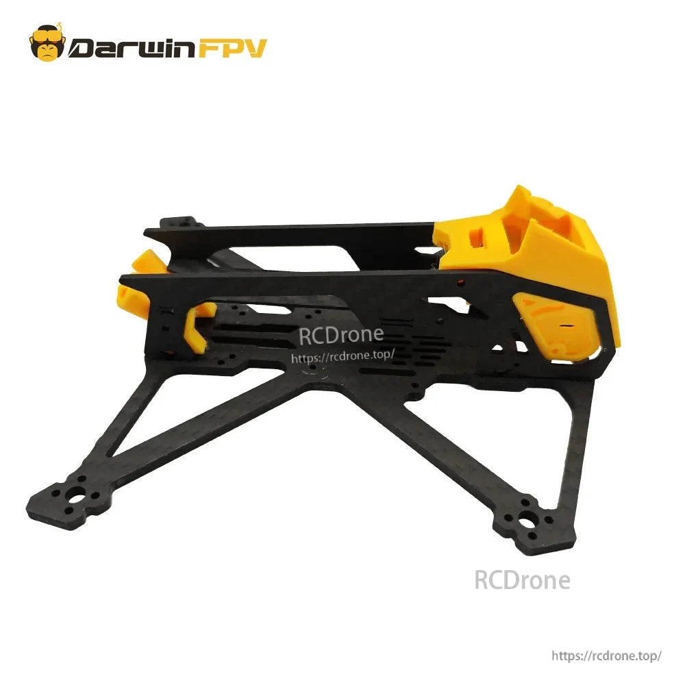 DarwinFPV BabyApe III Pro 3.5 inch frame kit side view with arm geometry and top plate
