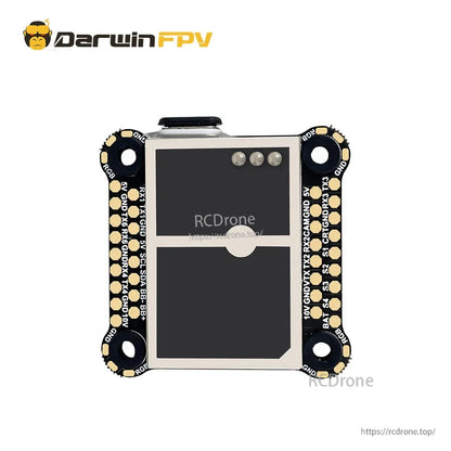 Flight controller pad layout close-up with labeled solder pads and 30.5x30.5mm mounting holes