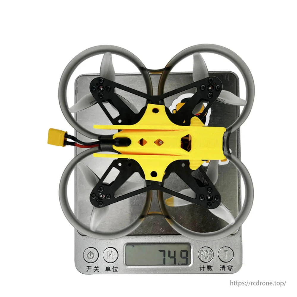 DarwinFPV CineApe20: 2-inch whoop drone with DJI O4, GPS, 1103 motors, 3S, weighing 74.9g.