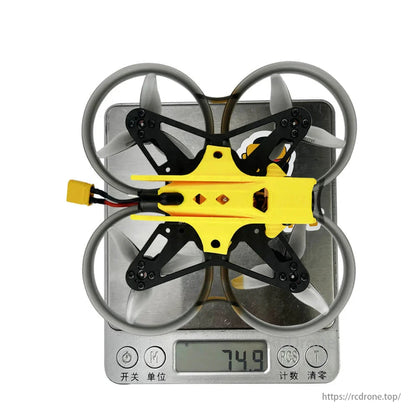 DarwinFPV CineApe20: 2-inch whoop drone with DJI O4, GPS, 1103 motors, 3S, weighing 74.9g.