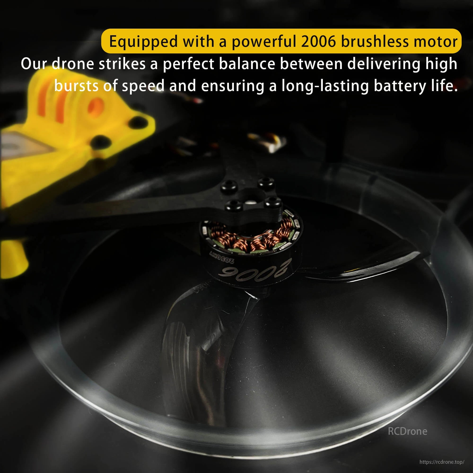 DarwinFPV, CineApe35 is a 3.5-inch FPV drone with a 2006 brushless motor for speed and efficiency.