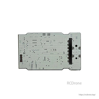 Back side of the rectangular FC board showing PCB traces and through-holes, no components