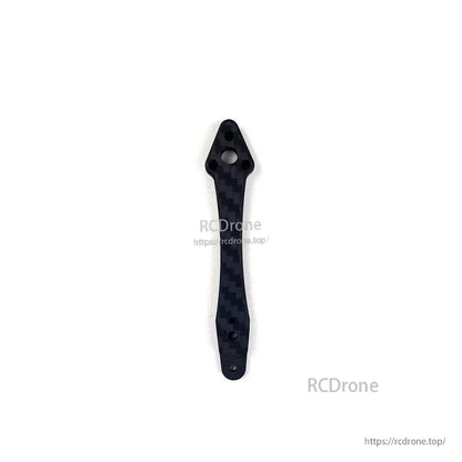 Straight carbon fiber replacement arm for 4-inch FPV frame, single piece with motor mount holes