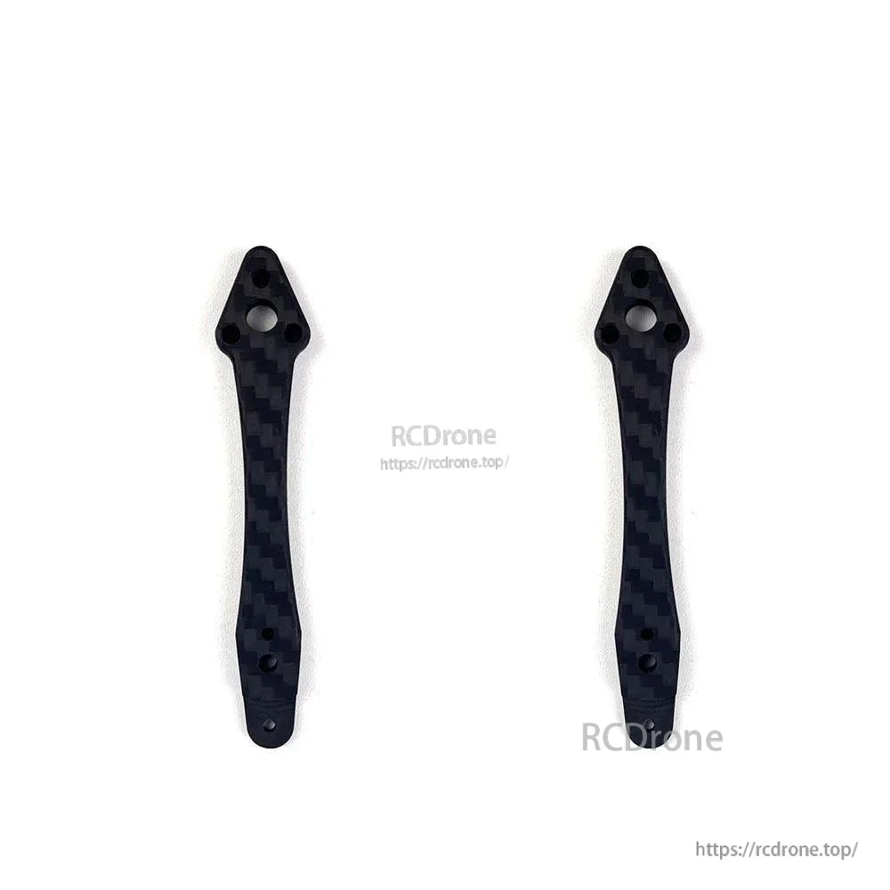 Two straight carbon fiber arms for FoldApe4 frame, pair shown side by side