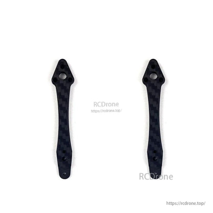 Two straight carbon fiber arms for FoldApe4 frame, pair shown side by side