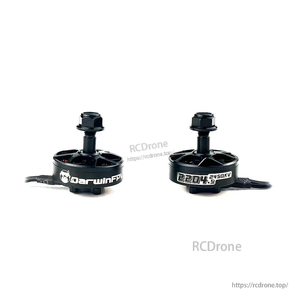 DarwinFPV HULK 2204.5 Fırçasız Su Geçirmez Motor 1750KV/2450KV, M5 Mil, 12mm Montaj, N52H