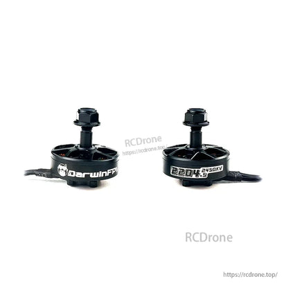 DarwinFPV HULK 2204.5 Fırçasız Su Geçirmez Motor 1750KV/2450KV, M5 Mil, 12mm Montaj, N52H