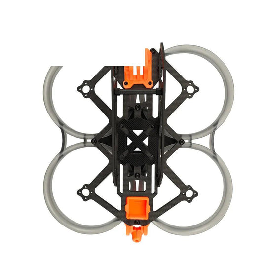 DarwinFPV HULK III 3.5 inch mini drone frame kit assembled with duct guard, top-down view