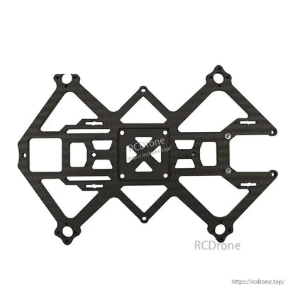 DarwinFPV HULK III 3.5 inch carbon fiber main frame plate, top plate cutout design