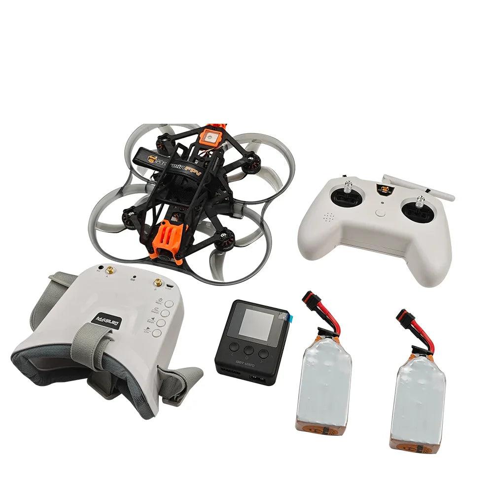 DarwinFPV HULK III mini waterproof FPV drone RTF kit with transmitter, FPV goggles, charger, two batteries