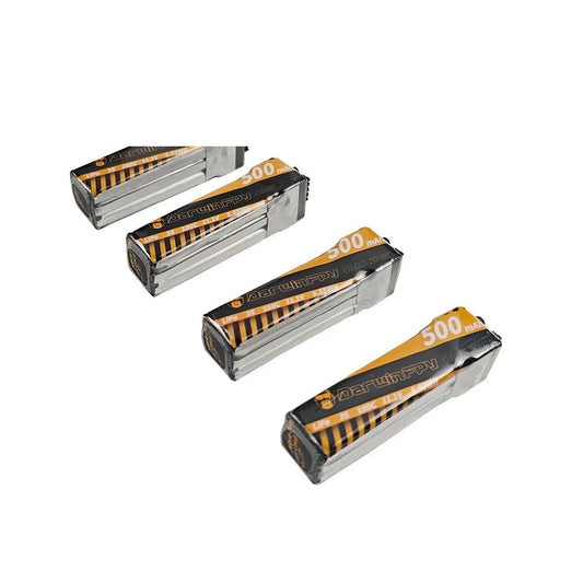 DarwinFPV OneLink 3S 500mAh LiPo battery set, shrink-wrapped packs with 500mAh label